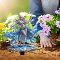 thumbnail image 4 of Uiz Merueh Garden Decor Outdoor Statue Flower Fairy Garden Decor,Garden Fairy Statues Outdoor,Powered Outdoor Fairy Figurine Accessories,Patio Lawn Yard Porch, Ornaments for Outside Gifts, 4 of 9