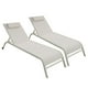 thumbnail image 1 of Camastro Exterior 2 Piezas Respaldo Reclinable Silla Playa Jardín Alberca beige, 1 of 7