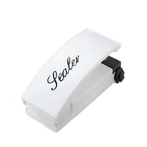 ACDANC Chip Bag Sealer,Mini Food Bag Heat Sealer,Air Lock Bag Resealer,Fresh Bag Sealer,HandHeld Mini Portable Heat Sealer for Plastic Bags Food Storage Resealer with Safety Lock,White