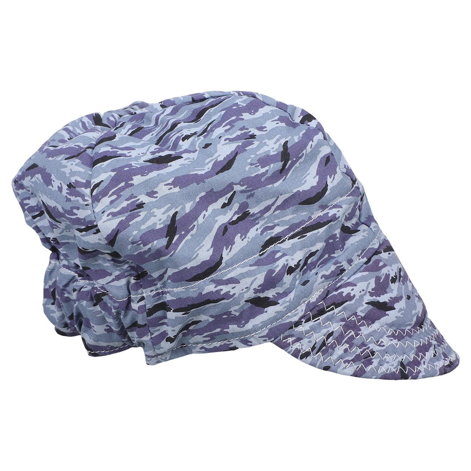 US WELDER 6-Pack Solid Black Welding Caps – Reversible Cotton, By Comeaux Supply