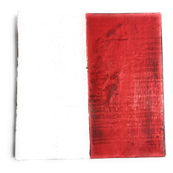 H Nautical Alphabet Wooden Plaque 7" X 7" - Coastal Decor | #skn16017h