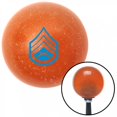 thumbnail image 1 of Bouton de Changement de Vitesse en Écailles de Métal Orange Bleu 05 avec Levier de Vitesses M16 x 1,5, 1 of 1