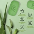 thumbnail image 3 of Herboganic Aloe Vera Herbal Soap Bar - Gentle Exfoliating and Nourishing Soap for Men And Women 5 oz Pack of 1, 3 of 7