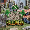 thumbnail image 3 of Isvgxsz Clearance Halloween Garden Flag Welcome Skull Flower Skeleton Gothic Spooky Halloween Decorations Outdoor Garden Flag Burlap for Seasonal Holiday Outside Patio Yard Decor, 3 of 6