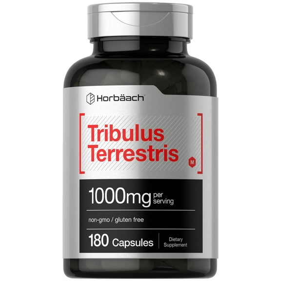 Tribulus Terrestris for Men and Women | 1000mg | 180 Capsules | by Horbaach