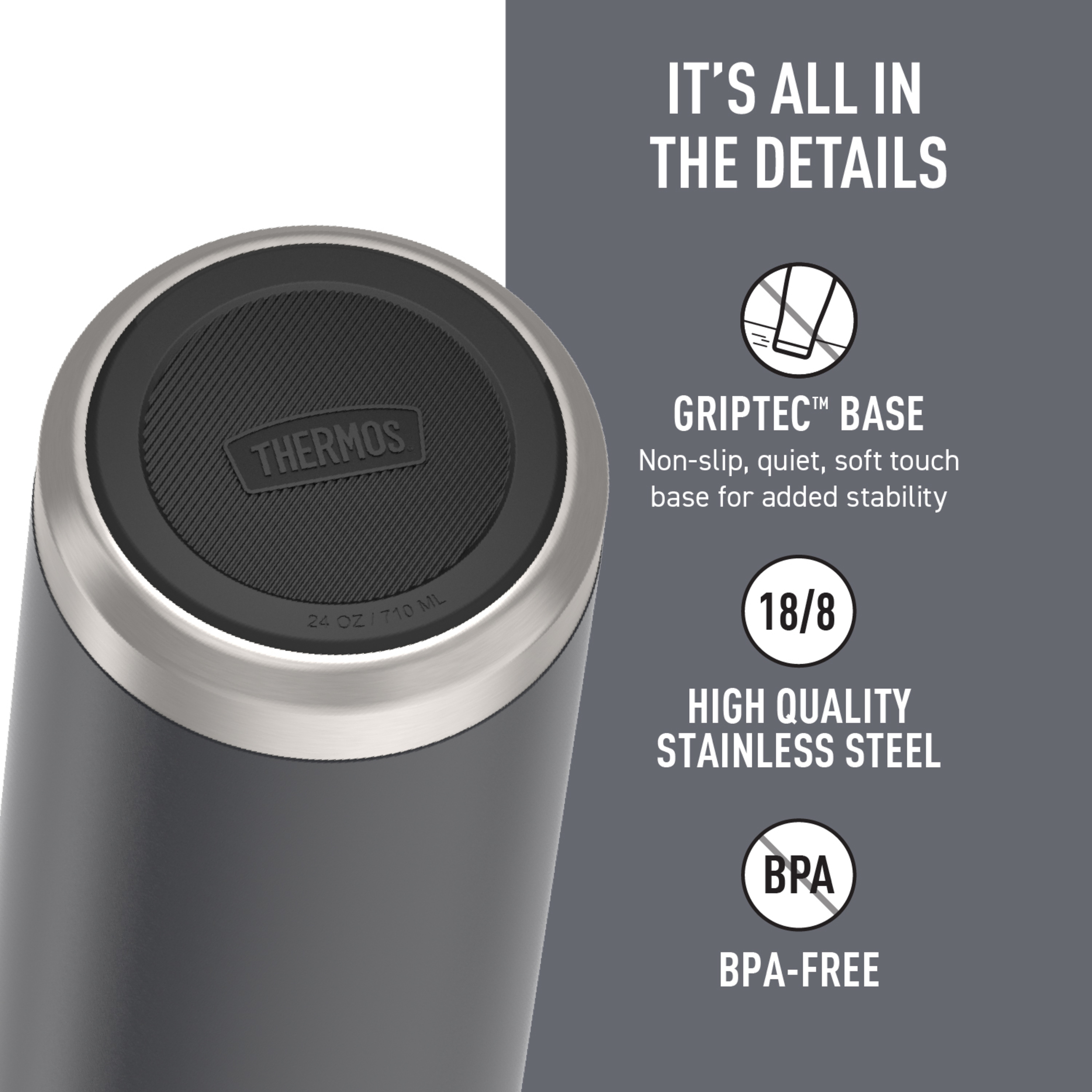 Thermos ICON Series Stainless Steel Water Bottle, 24oz photo 7