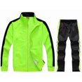 thumbnail image 4 of Men's Casual Sports Suit Zipper Hooded Jacket + Pants Tracksuit Sweatshirt Set, 4 of 5