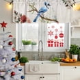 thumbnail image 5 of Blue Bird Floral Curtain Valances for Windows, Kitchen Valance Window Treatments Panel 2 Pack, Country Tree Branches Flowers Animal Rod Pocket Short Curtains for Bathroom Bedroom 42 x 18 Inch, 5 of 8