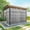 Grey, variant on Outdoor Curtains for Patio Waterproof, Brown Ombre Wooden Windproof Pravicy Outside Porch Blackout Curtain, Farmhouse Retro Khaki Wood Sun Blocking Grommets Curtains for Cabana Gazebo 54"x84"