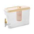 thumbnail image 2 of TopLLC Storage Bins 4L Cold Kettle With Faucet Filter In Refrigerator,Large Capacity Storage For Fruit Juice Dispenser With Ice Grids And Spigot Fruit Teapot Lemonade Bucket Storage Bags, 2 of 6