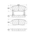 thumbnail image 2 of Centric Parts 102.06720 102 Series Semi Metallic Standard Brake Pad, 2 of 4
