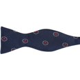 thumbnail image 3 of SummerTies Martha's Vineyard 4th of July Bow Tie - Navy, Woven Silk, Adult Tie Yourself Bow Tie, 3 of 3