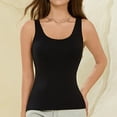 thumbnail image 2 of Besolor Womens Tank Tops with Built in Bras Summer Casual Comfy Basic Layer Tee Camisole Top Crewneck Sleeveless Tanks Loungewear, 2 of 6