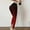 Wine, variant on Womens Wide Leg Pants Casual Pants For Women Track Pants High Waist Rise Full Straight-Leg M