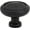Flat Black, variant on Emtek 86091 Tuscany Round 1" Mushroom Cabinet Knob From The Tuscany Bronze Collection -