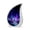 Northern_lights-1, variant on VALERASH Northern Light Urn for Adults - Mini Mountain Cremation Urns for Adult Ashes Women Blue Teardrop Funeral Urns for Human Ashes- 3 Inch