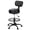 All Black, variant on Amadwell Drafting Chair with Back Support, Adjustable Footrest Rolling Stool, Tall Office Desk Chair with Thick Cushion