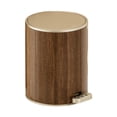 thumbnail image 3 of Bote de basura para baño con tapa, bote de basura con pedal, bote de basura con escalón, contenedor de basura para lavandería, inodoro, garaje, 9 litros, 3 of 8