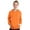 Orange, variant on iiniim Kids Boys Girls Long Sleeve Hoodie Sweatshirt Pullover with Pockets Casual Basic Hooded Top