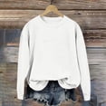 thumbnail image 4 of hoksml Maternity Nursing Sweatshirt Crew Neck Long Sleeve Pocket Adjustable Feeding Top for Pregnant Daily Soft, 4 of 8