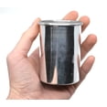 thumbnail image 2 of Aluminum Calorimeter Inner Vessel with Parallel Sides & Rolled Rim, 3" Tall, 2.1" Diameter - Eisco Labs, 2 of 2