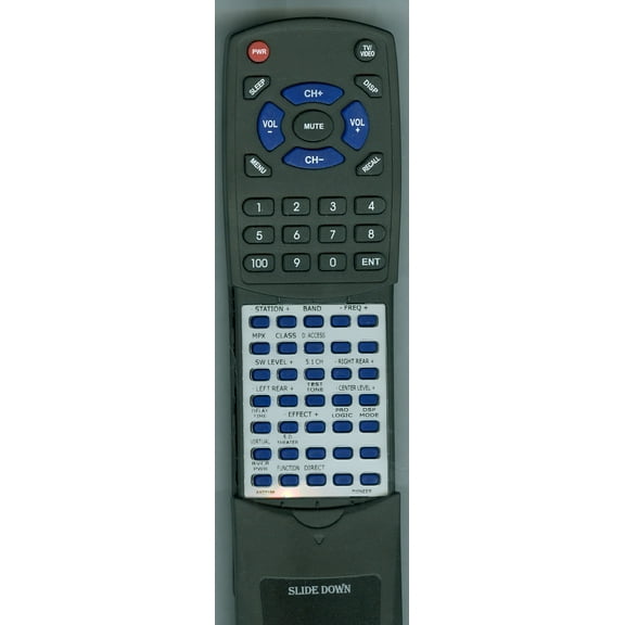 Replacement Remote for PIONEER AXD7156, RTAXD7156, CUVSX126, VSXD457, HTP302