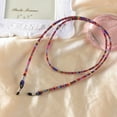 thumbnail image 3 of OULII 1Set Glasses Rope Women Cotton Purple Non-Slip Holder for Daily Use Back to School, 3 of 6
