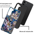 thumbnail image 3 of Case for Samsung Galaxy S23, Stained Glass Lotus Flowers Gold Purple Phone Case Military-Grade Drop Protection Cover for Women Girl - Glossy, 3 of 7