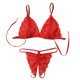 thumbnail image 1 of lencería Sexy Tangas de entrepierna abierta de encaje Sexy para mujer/tangas/Top/brasier/ropa de dormirpangjing, 1 of 4