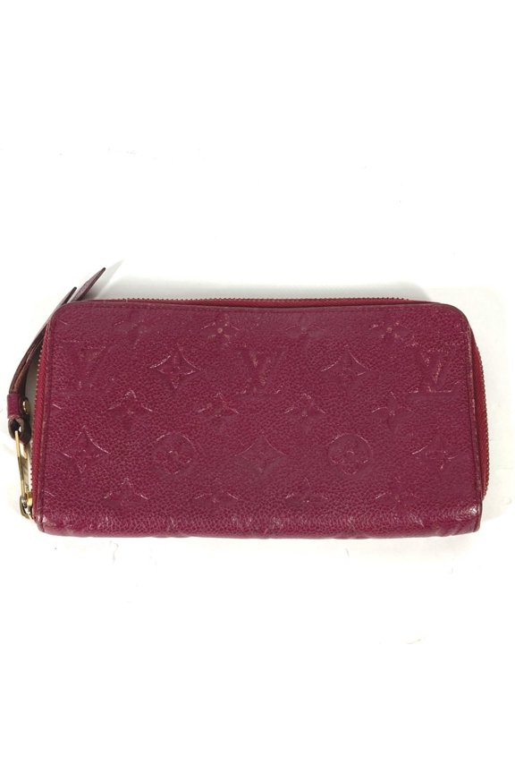 Pre-Owned LOUIS VUITTON M60359 Monogram Empreinte Portefeuille Secret Long Wallet Round Leather...
