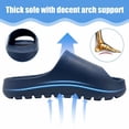 thumbnail image 6 of Yarkasie Unisex House Slide Sandals Indoor Outdoor, Cloud Slides for Women Men, Blue Recovery Slides Size 8, 6 of 11