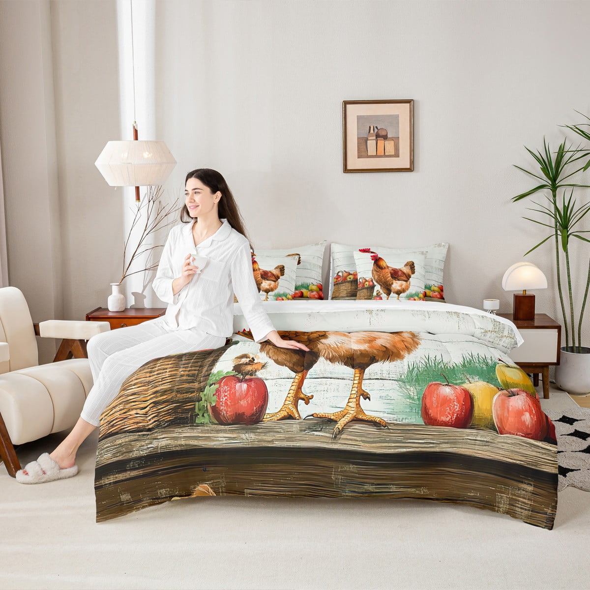 SIScovers Pink Peony Bunkie Deluxe Zipper Bedding Set Twin