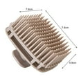 thumbnail image 7 of Tnobhg Hair Brush with Silicone Bristles Scalp Massager Deep Cleansing Gentle Exfoliation Hair Growth Shampoo Scrubber One-Step Hair Wash Tool for All Hair Types Men Women Kids Pets, 7 of 7
