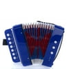 SKY Accordion Blue Color 7 Button 2 Bass Kid Music Instrument High Quality Easy to Play