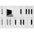thumbnail image 3 of Niezen, Jan 24x17 Black Modern Framed Museum Art Print Titled - Essent Building Venlo, 3 of 5