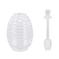 thumbnail image 4 of Bee Shape Honey Pot, Food Grade Transparent Honey Pot Thickened Pot Wall  For Office, 4 of 8