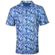 Stryker Cool-Stretch Men's Golf Shirt (Blue)