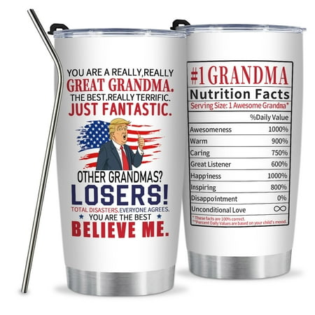 

Gifts for Grandma from Granddaughter Funny Grandma Gifts for Mothers Day from Grandson 20oz Grandma Tumbler Grandma Gifts Unique Grandma Presents Gifts Ideas for Grandma on Birthday Christmas