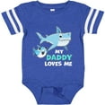 thumbnail image 3 of Inktastic My Daddy Loves Me with Cute Sharks Boys or Girls Baby Bodysuit, 3 of 5
