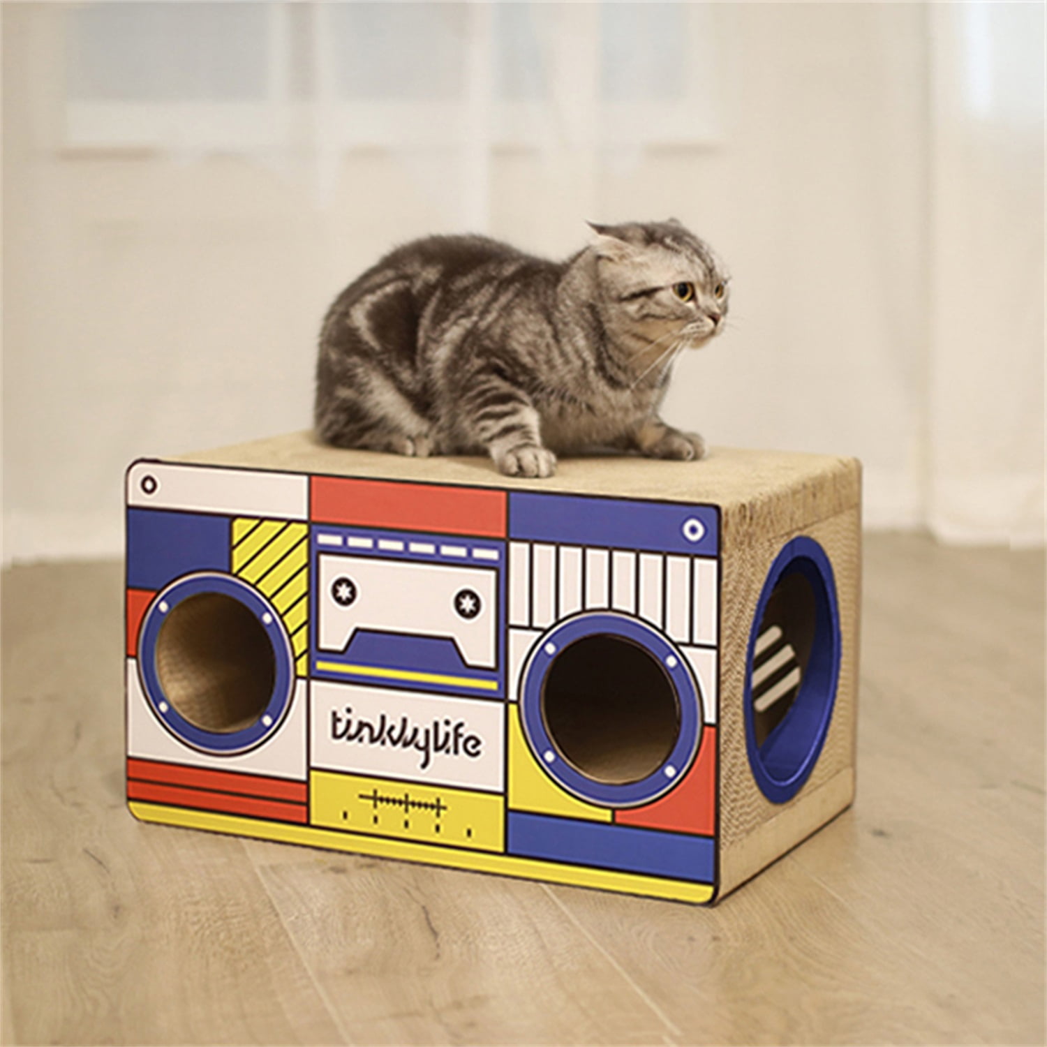Pefilos Cats Bed Cat Cave for Girls Nest for Indoor Cats Sleeping Bed Self-Warming Pet Cube House Cat Shelter Scratcher Apartment Indoor for Kittens Pet House Art Radio Style Pefilos Cats Bed Cat Cave for Girls Nest for Indoor Cats Sleeping Bed Self-Warming Pet Cube House Cat Shelter Scratcher Apartment Indoor for Kittens Pet House Art Radio Style