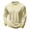 Yellow, variant on Striped Long Sleeve Crew Neck T Shirt Casual Print Tee Soft Breathable Daily Wear Top Brick Red L