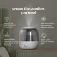 thumbnail image 3 of Homedics Ultrasonic Top Fill Humidifier, Cool Mist, 360° Nozzle, Up to 25 Hour Runtime, for Large Room, Bedroom, Nursery, Plants, 3 of 8