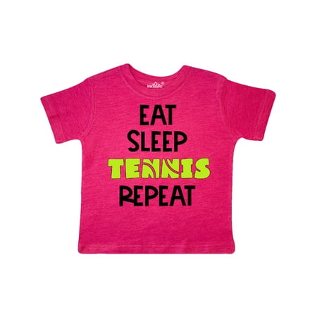 

Inktastic Eat Sleep Tennis Repeat Gift Toddler Boy or Toddler Girl T-Shirt