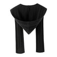 thumbnail image 4 of Bufanda con capucha, calentador de cuello y orejas, informal, para citas al aire libre negro, 4 of 9