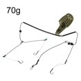 thumbnail image 3 of MYG Carp Fishing Feeder Basket Baits Cage Hook Rig Set Sinker Terminal Tackle, 3 of 9