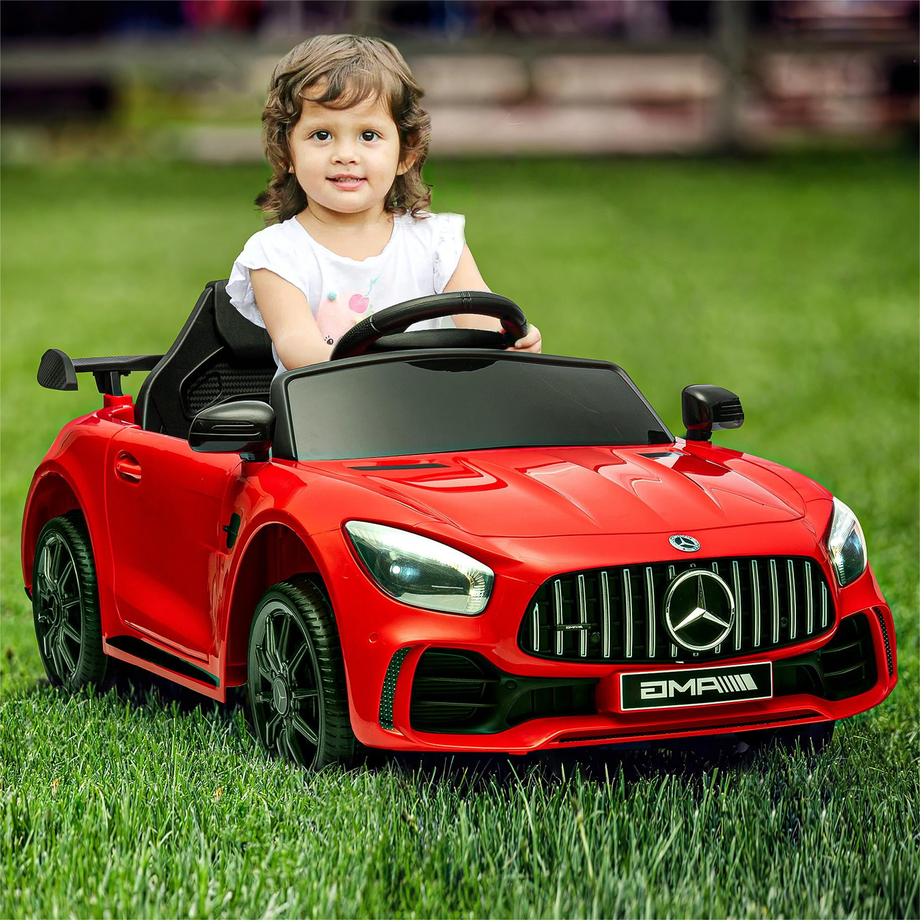 Kepooman Dual Drive 12V 4.5Ah Electric Kids Toy with 2.4G Remote Control Mercedes-Benz Sports Car, Red kids ride on Kepooman Dual Drive 12V 4.5Ah Electric Kids Toy with 2.4G Remote Control Mercedes-Benz Sports Car, Red kids ride on