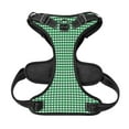 thumbnail image 5 of Green Classic Plaid Dog Harness, Pet Dog Out to Prevent Break Free Leash, Adjustable, Easy to Wear, X-Large, 5 of 9
