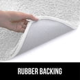thumbnail image 2 of White Pearl 3 pieces bathroom rug Non-Slip Set bath mats super soft plush with toilet lid cover #6, 2 of 3