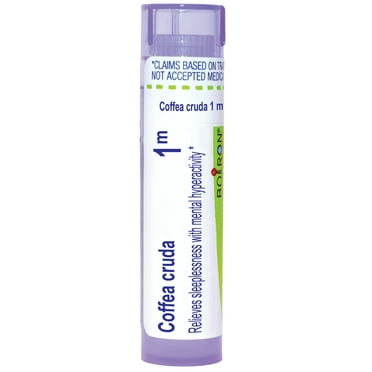 Boiron Coffea Cruda 1M, Homeopathic Medicine for Sleeplessness With Mental Hyperactivity, 80 Pellets