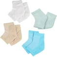 thumbnail image 2 of 2pcs Heel Socks, moisturizing Socks moisturizing Heel Socks Open Toe Socks 4 Pairs Spa Aloe Socks, 2 of 5